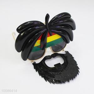 Full beard shaped plastic glasses/glasses for party