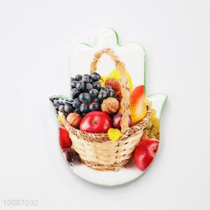 Fruit Hand Shaped Ceramic Fridge Magnet