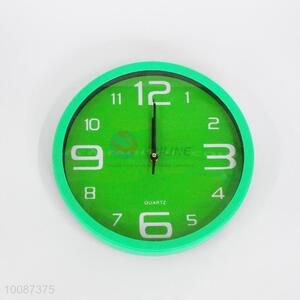 Green round home decorative wall clock