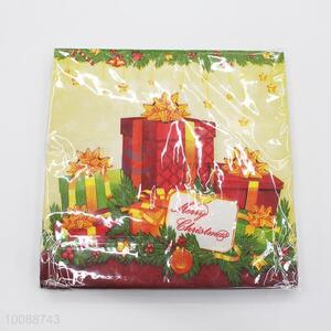 Factory supply christmas style paper napkins/party supplies