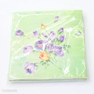 Dinner party green napkin paper,printing paper napkin