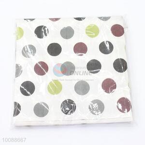 Personalized Dots Printed Paper Napkins