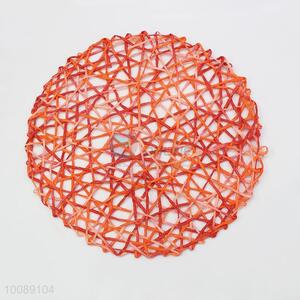 New paper braided round table mat placemat