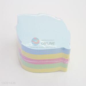 High Quality Leaf-shaped Multicolor School Office Self-adhesive Sticky Note Pad