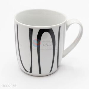 Loving handle cyan simple ceramic cup