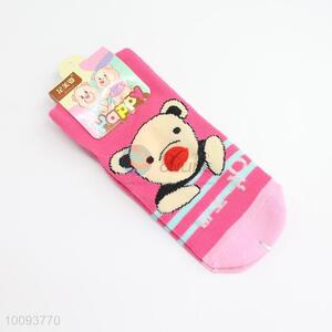 Lovely Design Cartoon Tube Socks For Girls