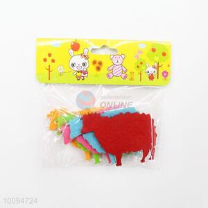 Fashionable felt nonwoven cow shape crafts