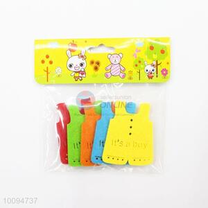 Cute colored craft felt boys clothes for diy handicraft