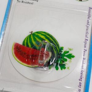 Utility Watermelon Printed Removable Waterproof Magic Plastic Hook