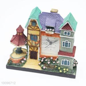 Eco-friendly resins vintage decorative desktop clocks