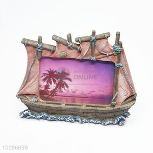 Nautical ship model souvenir resin 3d photo frame