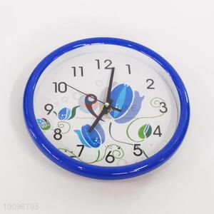 Wholesale Blue Plastic Wall Clock