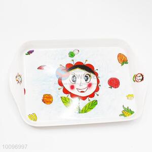 Cartoon Sunflower Pattern Food Grade Bread Tray