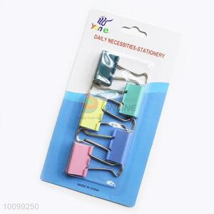 5pcs Colorful Binder Clips Set