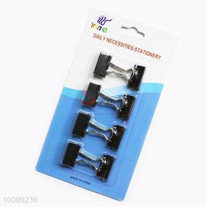 8pcs Black Binder Clips Set