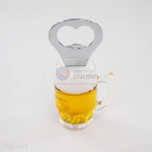 Lovely wineglass shape bottle opener