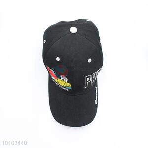 High quality black embroidery snapback