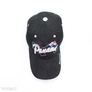 Black peaked cap baseball cap for outdoor sports