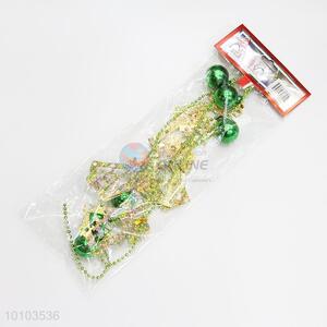 Fashion glitter bell Christmas beaded hang decoration