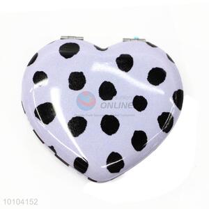 Wholesale Heart-shaped Makeup Mirror/Pocket Mirror