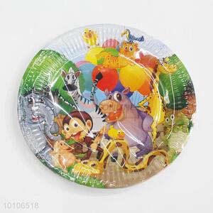 Party decoration disposable paper plate supplies