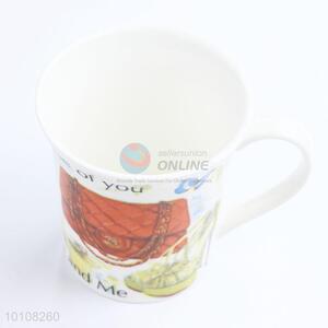 Popular printed tea mug ceramic cup