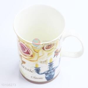 Promotional mug ceramic cup with handle