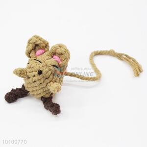 Mouse Hemp Rope Pet Toy For Sale