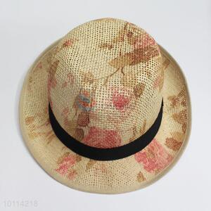 Cheap Price High Quality Flower Printed Summer Beach Hat