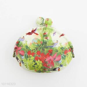 Flora Pattern Silicone Coin Purse,Coin Holder,Coin Pouch