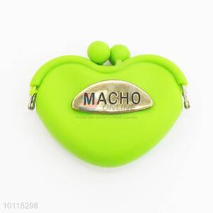 Green Heart Shaped Coin Purse,Coin Holder,Coin Pouch