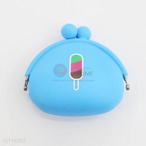 Blue Silicone Coin Purse,Coin Holder,Coin Pouch