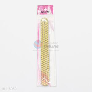 Hot Sale Make Up Tool Nail File with Rhinestone