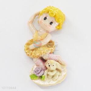 Dancing Girl Resin Fridge Magnet/Home Decoration Fridge Magnet Sticker