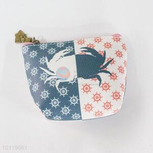 11*8*3.5cm crab pattern coin purse/ coin pouch