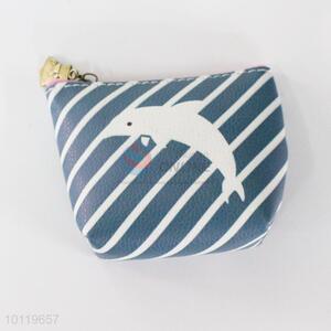 Dolphin pattern 11*8*3.5cm coin purse/coin pouch