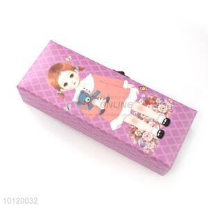 Wholesale Custom Pencil Box/Pencil Case With Lock Catch