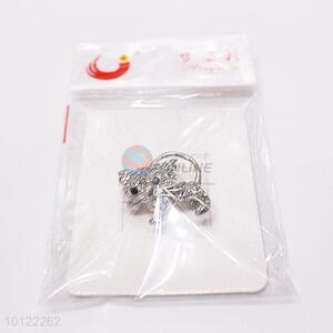 Pretty Cute Cat Shaped Crystal Brooch for Garment Decoration