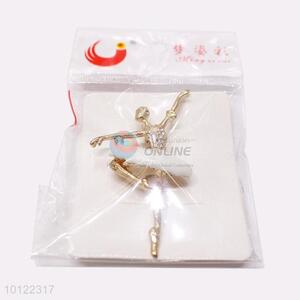 Beautiful Ballerina Shaped Brooch Pin