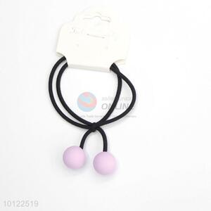 Pink pearl hair ring/elastic hair accessory