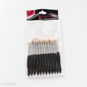 12 pcs Black Hnadle Cosmetic Eyeshadow Brush Set