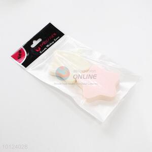 2 Pcs Beauty Star Shape Cosmetic Facial Face Soft Sponge Powder Puff Tools