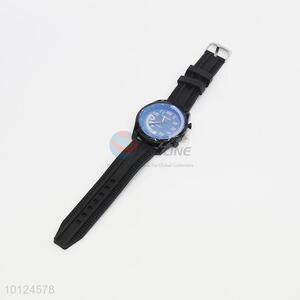 Casual simple quartz men silicone watch