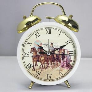 Retro style alarm clock time clock