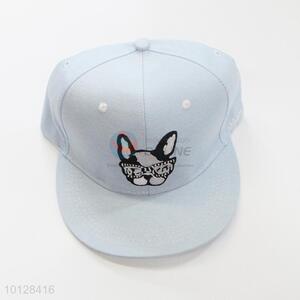 Cool dog embroidered peach skin fabrics baseball hats