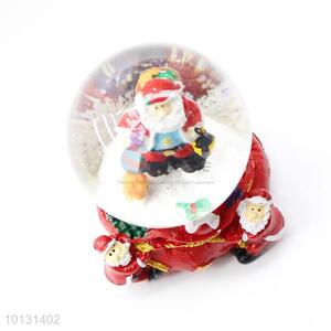 Fashion design Father Christmas resin crystal ball