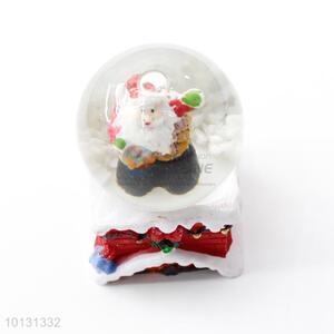 New arrival Father Christmas resin crystal ball