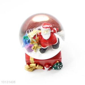 Best gift Father Christmas resin crystal ball