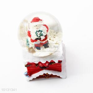 Beautiful cheap Father Christmas resin crystal ball