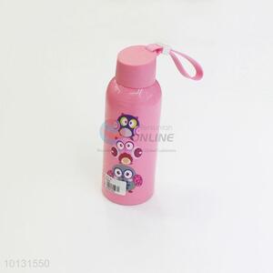 300ml portable plastic pink water cups